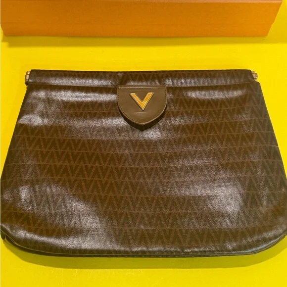 Valentino brown clutch bag - Picture 10 of 14